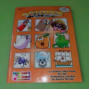 1986 Teacher's Friend October Idea Book Elementary Classroom Halloween Fun Book - Bild 1 von 8