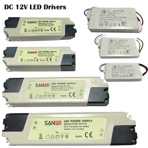 Trasformatore LED 7W-60W Driver LED DC12V Alimentatore per Strisce LED Driver AC-DC - Foto 1 di 35
