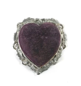 Vintage Nadelkissen im viktorianischen Stil • Silberplatte wunderschön / praktisch • selten! - Bild 1 von 7