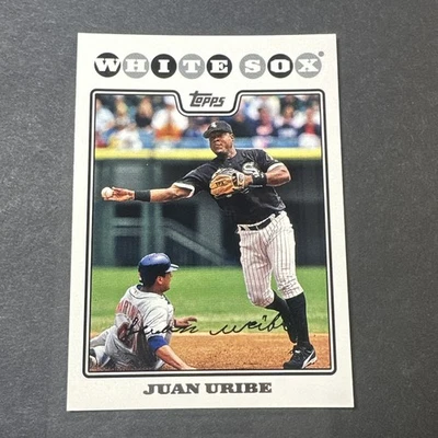 JUAN URIBE #639 2008 Topps Baseball Chicago White Sox - Image 1 of 2