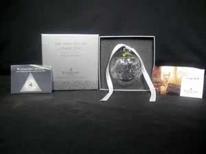 Waterford Crystal Times Square Collection Hope For Unity Ball Ornament 2004 - Picture 1 of 15