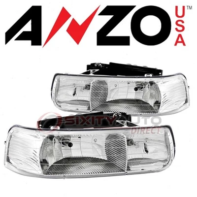 AnzoUSA Headlight Set for 2000-2006 Chevrolet Suburban 1500 - Electrical aj Foto 1 de 4