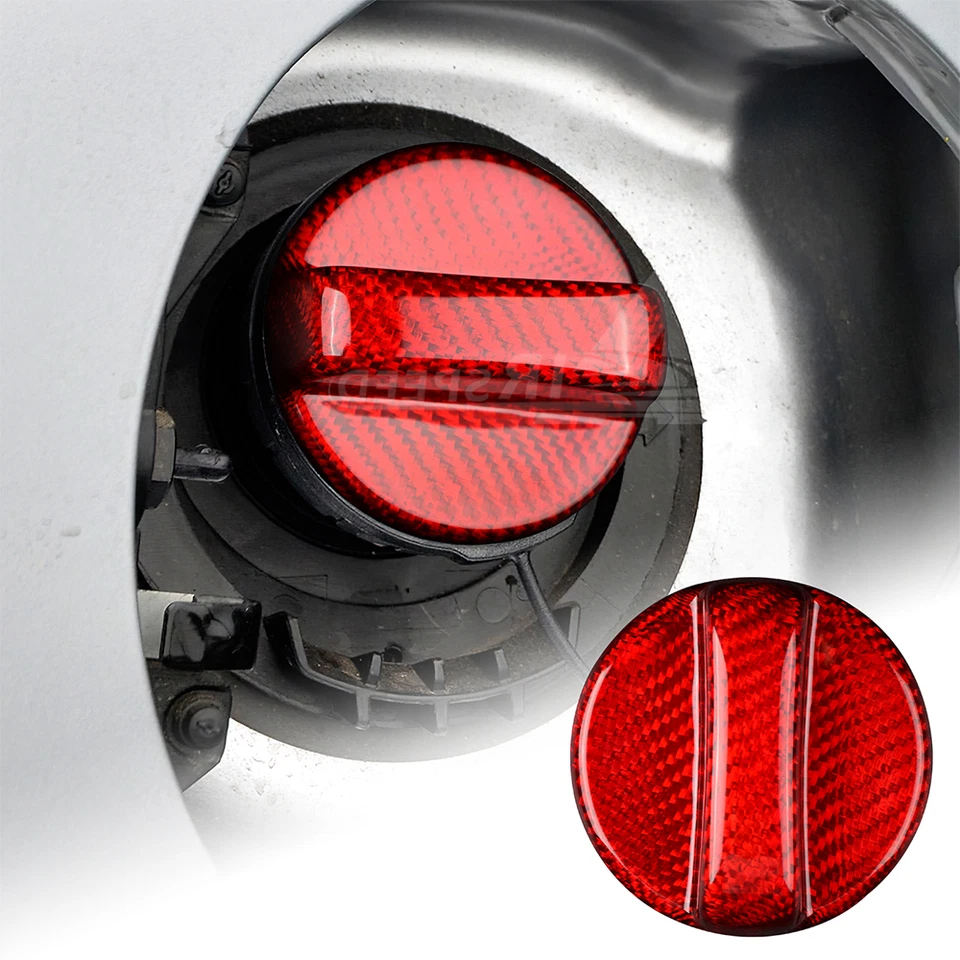 Tapa del tanque de combustible de fibra de carbono dura real para Mazda RX2/RX3/RX4/RX7/RX8 2004-2011 Foto 1 de 4