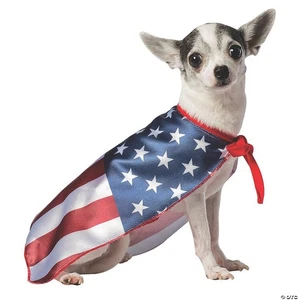 USA Flagge Cape Hundekostüm für kleine Hunde - Rasta Imposta - Bild 1 von 1