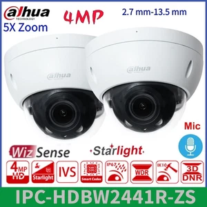 1-2PCS DH IPC-HDBW2441R-ZS 4MP 5X Zoom Starlight POE Wizsense Dome IP Camera - Picture 1 of 22