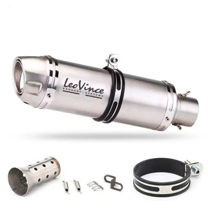 Terminale scarico universale moto 51mm  In Acciaio Inox  con Db Killer Moto E Sc - Foto 1 di 4