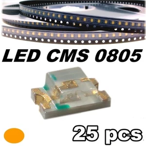 151/25# LED orange CMS 0805 25 pcs -- SMD orange - Imagen 1 de 1