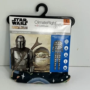 Climate Right Cuddle Duds Star Wars Mandalorian Insulating Warm Underwear Small - Picture 1 of 12