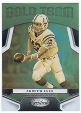 2016 Panini Certified Gold Team Insert #10 Andrew Luck Colts