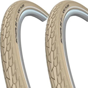 2x Schwalbe Reifen Road Cruiser HS484 Draht 26x1,75 47-559 TS Ref. KG SBC creme - Bild 1 von 1