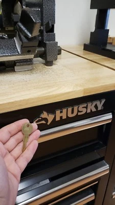 T00-T10 KEY. 1-4 Keys For HUSKY toolbox locks. Cut To Code, Licensed Locksmith