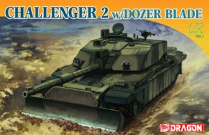 Challenger 2 w/Dozer Blade Dragon Models DM7285 scala 1/72 - Foto 1 di 2