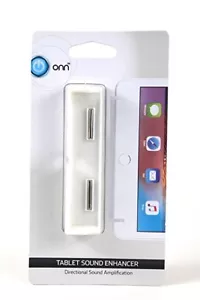 ONN ONC17TA002 Tablet Sound Enhancer Directional Sound Amplification - White - Picture 1 of 4
