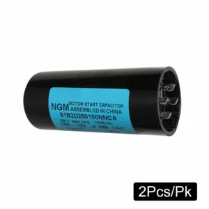100-120 MFD +/-5% 50Hz/60Hz AC 250V Cilindro Motor Condensador de Arranque (CD60) - Imagen 1 de 4