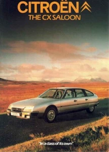 Catalogue brochure Citroën CX 06/1983 Grande Bretagne / U.K. - Imagen 1 de 2