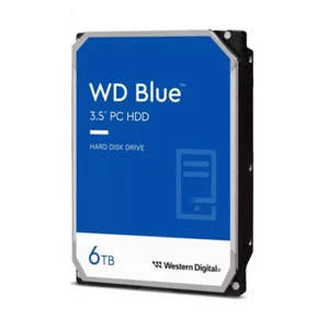 Western Digital WD Blue 6TB 3.5' HDD SATA 6Gb/s 5400RPM 256MB Cache CMR Tech 2yr - Picture 1 of 1