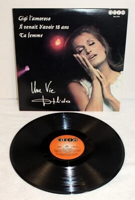 Dalida Une Vie ~ 1974 Able ABL-7014 LP Record ~ Canada ~ VG/VG - Image 1 of 4