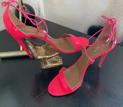 Sandalias aquazzura 40,5 rosa neón Foto 1 de 4
