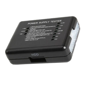 PC Computer Netzteil Tester LED 20-Pol. und 24-Pol. für HDD SATA ATX - Afbeelding 1 van 6