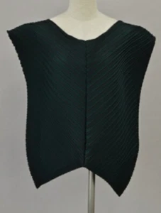 PLEATS PLEASE ISSEY MIYAKE Shirt/Blouse  PP43-JK724 ALT SHADOW Green Japan - Picture 1 of 6