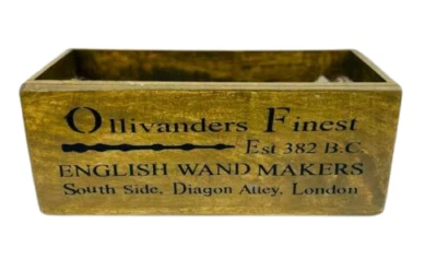 Retro Collections OLIVANDERS finest Wooden Storage Box / Crate Small - Image 1 of 4