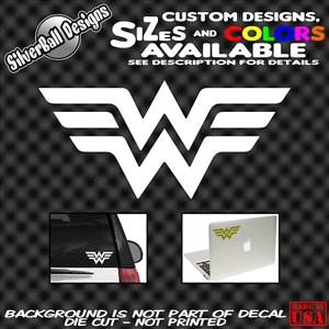 Wonder Woman Custom Vinyl Decal Sticker Car Truck Window Laptop Mac JDM WW - Picture 1 of 1