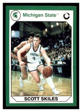 1990 Collegiate Collection Michigan State #140 SCOTT SKILES Spartans ~F8EE