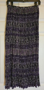 Coldwater Creek Pleated Skirt - Size Petite Small - Elastic Waist - New No Tag - Picture 1 of 3