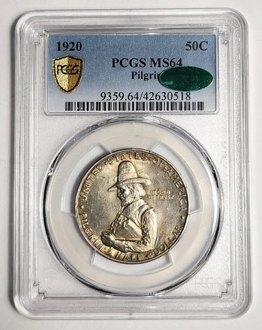 1920 P PCGS MS-64 CAC Pilgrim Cover