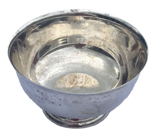 1944 Sheridan Silver Plated Pedestal Bowl 4 3/4" Across - Picture 1 of 14