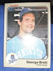 1983 Fleer George Brett #108 Kansas City Royals HOF - Free Shipping MVP MLB