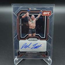 2023 PANINI UFC PRIZM JOSH EMMETT SUPERSTAR AUTOGRAPHS ROOKIE PRIZM CARD #SA-JEM