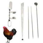 Safety Capon Knife Stainless Steel Castration Tool Kit Poultry For Chicken 5Pack