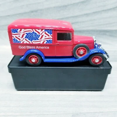 Camión ELIGOR FORD 1932 God Bless America escala 1:43 metal fundido a presión rojo Foto 1 de 4
