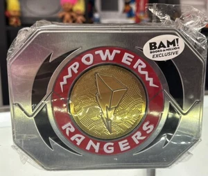 Mighty Morphin Power Rangers 7 Morpher Pin Set In Morpher Tin Box *MINT* SEALED! - Picture 1 of 10