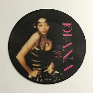 Diana Ross - Work That Body 7" Pic Disc Vinyl Record - CLP 241  EX - Picture 1 of 3