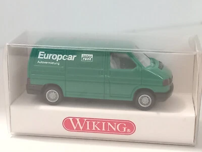 WIKING WOLKSWAGEN TRANSPORTER EUROPCAR SCALA 1/87 0100125 - Immagine 1 di 2
