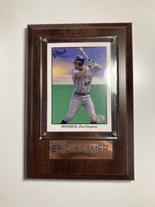 Eric Hosmer Plaque w/2009 TRISTAR Obak Eric Hosmer Pro Debut RC Royals Padres ⭐️