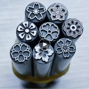 DIY Leather Product Making Chisel Punch Tool Diameter 7mm 8 Pack Leather j - Picture 1 of 3