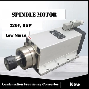 ER32 CNC Square Spindle Motor for CNC Router Engraving with Flanged 220V - Picture 1 of 17