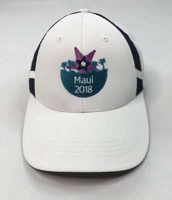 Maui Hat 2018 Embroidered Baseball Cap White Winter Clinical Dermatology P&G - Image 1 of 4
