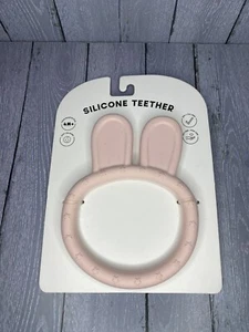 Silicone Baby Bunny Silicone Teether Easter Basket BPA PVC FREE - Picture 1 of 1