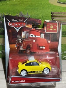 Disney Pixar Cars Rescue Squad Mater (2015) Nurse GTO Die-Cast Toy Car - Picture 1 of 2