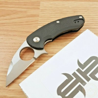 Brous Blades Silent Soldier Flipper Knife 2.63" D2 Tool Steel Blade Polymer - Image 1 of 4