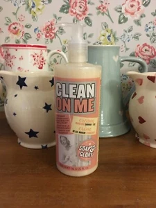 ●⊱Ƹ̵̡Ӝ̵̨̄Ʒ⊰●✿ SOAP AND & GLORY ●⊱Ƹ̵̡Ӝ̵̨̄Ʒ⊰●✿ CLEAN ON ME ~ Shower Gel Body Wash - Picture 1 of 7