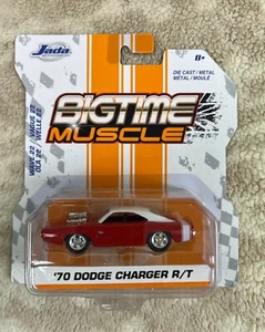 π₯π₯π₯πΊπΈJada BigTime Muscle Red & White 1970 Dodge Charger R/T HW14πΊπΈπ₯π₯π₯ - Picture 1 of 7