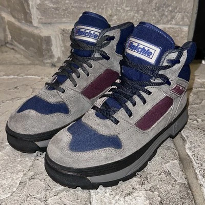 Como Nuevo Raichle Suiza Vintage Gamuza Montañero Senderismo Botas Zapatos 6.5 Mujeres Foto 1 de 4