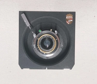 C P Goerz AM Opt Co. 3 5/8" WA Dagor  f8 View Camera Lens In Recessed Lens Board - Image 1 of 4