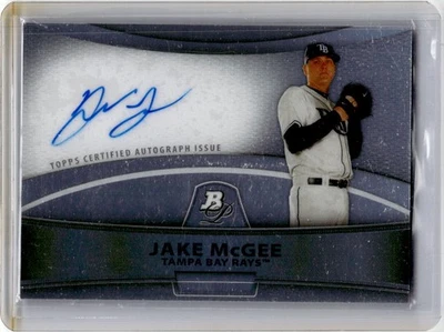 Bowman Platinum 2010 #BPA-JMC Jake McGee Prospect autógrafos refractores Foto 1 de 2