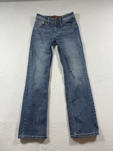 Rock & Roll Jeans Sz 14R BB Gun Regular Fit Boot Cut Distressed Boys Mens Jeans! - Picture 1 of 9